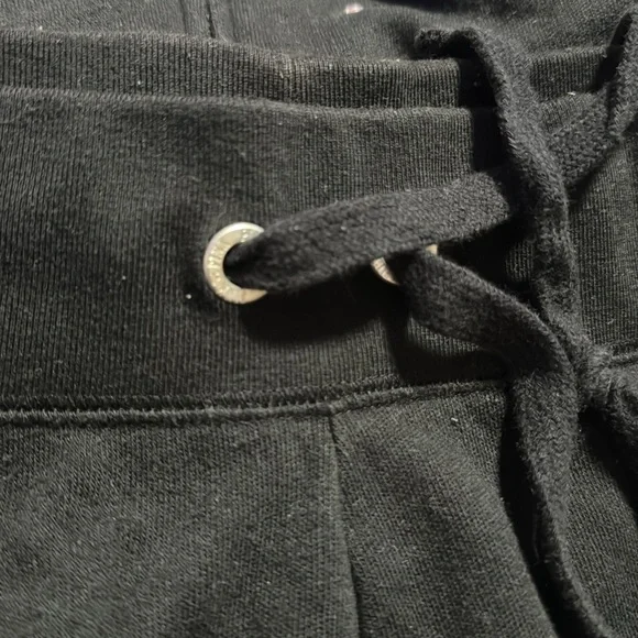 EXTREMELY RARE -PINK Victoria's Secret Black Rhinestone Zip Hoodie & Joggers - Picture 9 of 12